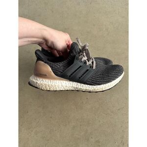 Adidas UltraBoost 4.0 Running Shoes Women's 6 Mocha Gray Athletic Sneaker BB6151